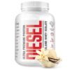 Diesel New Zealand Whey Isolate Protein - French Vanilla. DIESEL NEW ZEALAND WHY ISOLATE PROTEIN IS VEGETARIAN, UNDENATURED, NON GMO, NO MSG, MADE WITH NATURAL INGREDIENTS AND IT'S FREE OF BANNED SUBSTANCE, LACTOSE, GLUTEN, ASPARTAME, AND NUT.
