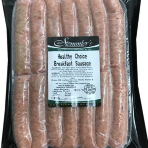 Stemmler's Healthy Choice Breakfast Sausages 0.93lb. Gluten Free, MSG Free, Lactose Free, Soy Free, Corn Free, Nitrate Free, Mustard and Sugar Free