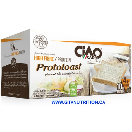 Ciao Carb ProtoToast Original 200g. Lower Carb, High Protein, High Fiber