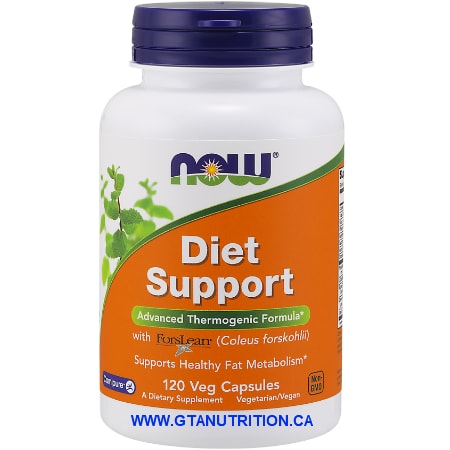 Now Diet Support Advanced Thermogenic Formula 120 Veg Capsules. A Dietary Supplement, Nut Free, Soy Free, Non GMO, Egg Free, Dairy Free, Vegan/Vegetarian