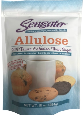 Sensato Allulose All Natural Sweetener 454g. Non GMO, Tastes Just Like Sugar, Diabetes Friendly,