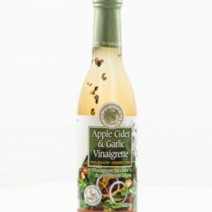The Garlic Box Apple Cider & Garlic Vinaigrette 400ml. 100% Pure Organic Cider, Not Pasteurized