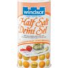 Windsor Half Salt 350g. Great flavour with reduced sodium, 50% less Sodium Than Table Salt, Kosher