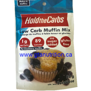 Hold The Carbs Low Carb Muffin Mix small bag 80g | Low Carb Muffin Mix, Gluten Free Muffin Mix, Vegan Muffin Mix - with Stevia To make Low Carb Muffins, Gluten Free Muffins, Vegan Muffins