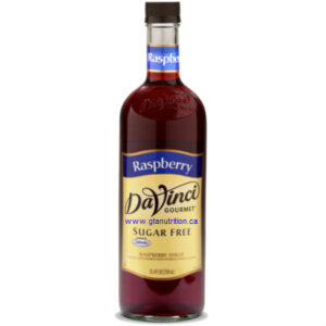 DaVinci Gourmet Sugar Free Syrup Raspberry 750ml - No Calories, Sugar Free, Great Taste. Sweetened With Splenda For The Same Premium Taste as The Classic Syrups, But Without The Calories. Low Carb, Kosher
