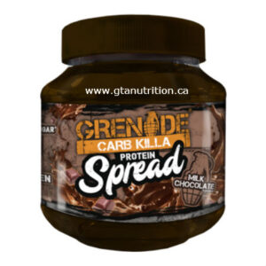 Grenade Carb Killa Protein Spread Milk Chocolate 360g | Low Carb, Less Calories, 89% Less Sugar 20% Protein, NON GMO, Vegetarian, NON Artificial Flavor