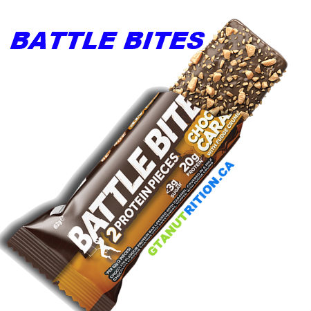 Battle Bites Protein Bar Chocolate Caramel 62g | Low In Sugar 1.5g per bits, GMO FREE, No Hydrogenated Oil, Tastiest Low Carb Protein Bar In The Market - Made In Britain