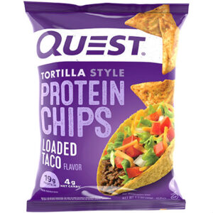 Quest Protein Loaded Taco Tortilla Style Chips. Baked Never Fried, Soy Free, Gluten Free | Quest Nutrition is on a mission to make the foods you crave work for you not against you.