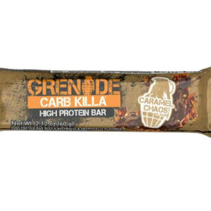 Grenade Carb Killa High Protein bar Caramel Chaos l Trusted by sport, 21g protein, low carb, Made in UK, Trans fat free...