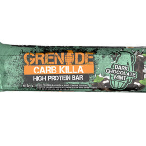 Grenade Carb Killa High Protein bar Dark chocolate Mintl Trusted by sport, 22g protein, low carb, Made in UK, Trans fat free...