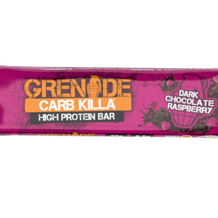 Grenade Carb Killa High Protein bar Dark chocolate Raspberry Trusted by sport, 22g protein, low carb, Made in UK, Trans fat free...