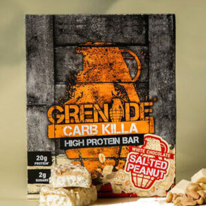Grenade Carb Killa High Protein bar Salted Peanut l Trusted by sport, 21g protein, low carb, Made in UK, Trans fat free...