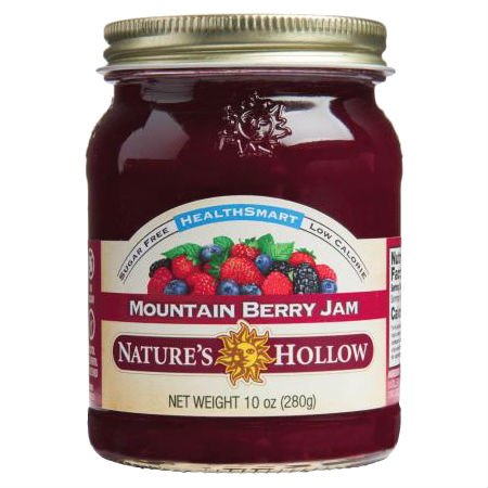 Nature's Hollow Sugar Free Moutain Berry Jam 10oz