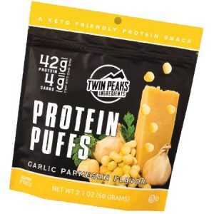 Twin Peaks Protein Puffs Garlic Parmesan Flavor 60g