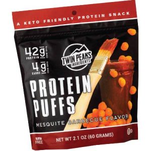 Twin Peaks Protein Puffs Mesquite Barbecue Flavor 60g
